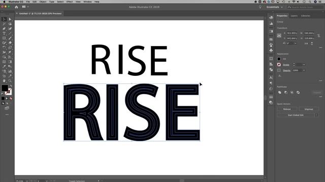 Convert Text to Shape | Illustrator Tutorial смотреть онлайн