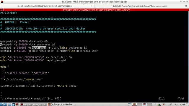 DOCKER - 12. SECURISER LE USER NAMESPACE смотреть онлайн
