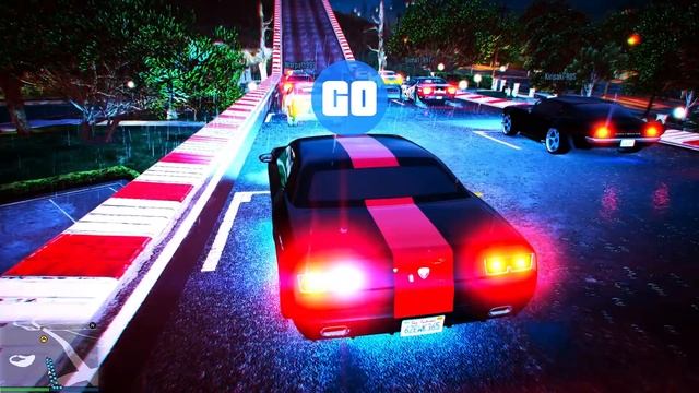НЕРЕАЛЬНЫЕ ГОНКИ ПО САМОМУ БОЛЬШОМУ ВОЛРАЙДУ В НЕБЕ В GTA 5 ONLINE смотреть онлайн