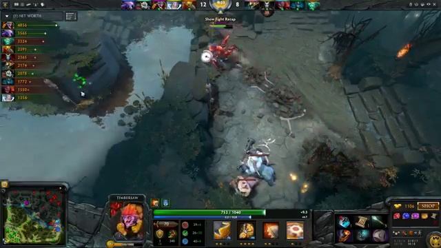 Dota 2 Miracle Timbersaw Rank Match Game Play смотреть онлайн