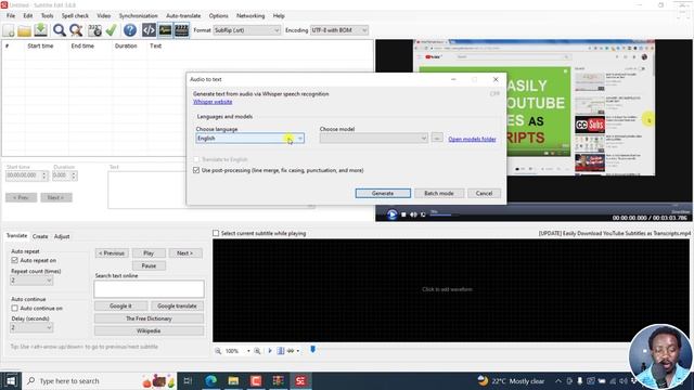 Subtitle Edit 3.6.8 Beta UPDATE - Open AI's Whisper IS SO MUCH FASTER смотреть онлайн