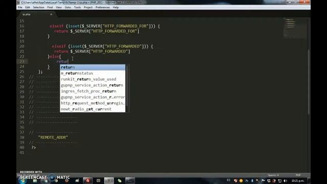 Capturar y mostrar la dirección IP con PHP смотреть онлайн