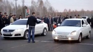 Фольсваген Пассат СС vs Приора