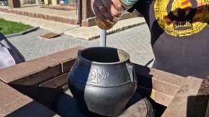 Тушим бобра в афганском казане, на костре