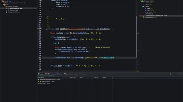 Data Structure - Linked List - Part 5 - Doubly LinkedList Java Implementation смотреть онлайн