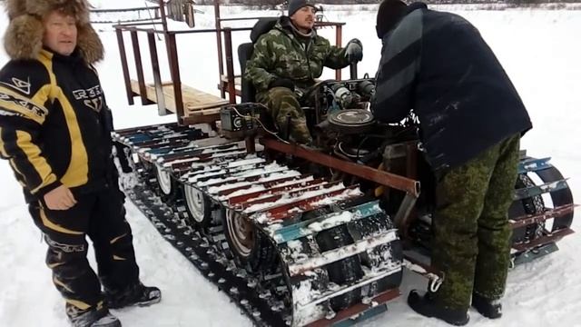 Самодельный вездеход на гусеничном ходу смотреть онлайн