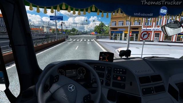 Mercedes Actros MP3 Real Sounds by EVR (Real Life) Euro Truck Simulator 2 смотреть онлайн