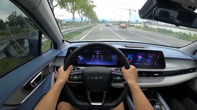 2022 all New Chery Omoda 5 Compact SUV POV Drive Impression смотреть онлайн