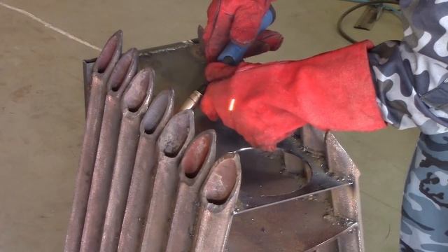 Печь Длительного Горения из Старой Батареи ? DIY