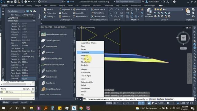 Part 4 Creating Assembly in Civil 3D 2022 By Abel M. смотреть онлайн