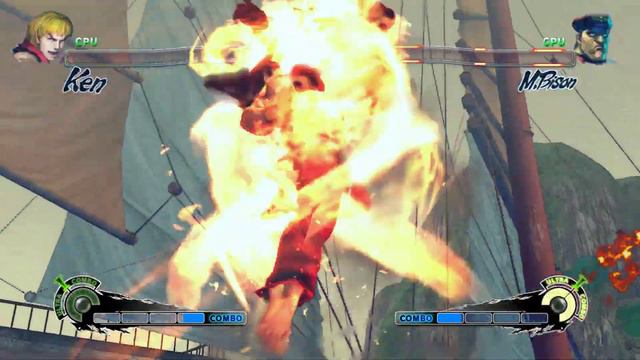 Ken vs M Bison (Hardest ) Street Fighter 4. смотреть онлайн