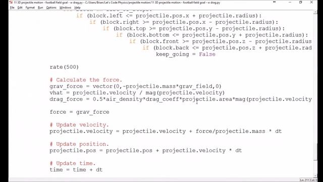 Projectile Motion 11 - Projectiles with Drag смотреть онлайн