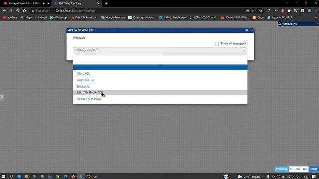 Download Dan Import Router Mikrotik dan Switch Cisco || PNETlab смотреть онлайн