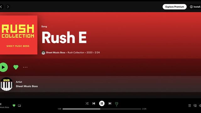 Rush E: (1 hour loop) By: Sheet Music Boss. смотреть онлайн