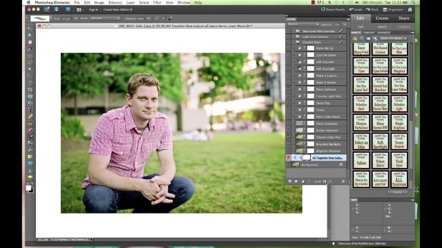 Workflow Photoshop Action, "All Together Now - All In One " - In Elements (PSE) смотреть онлайн