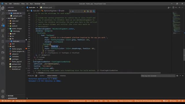 Flutter уроки - Виджет RichText / TextSpan смотреть онлайн