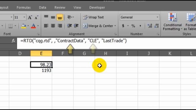 Overview of Using RTD and CQG to Power Excel® Displays, Part 1 смотреть онлайн