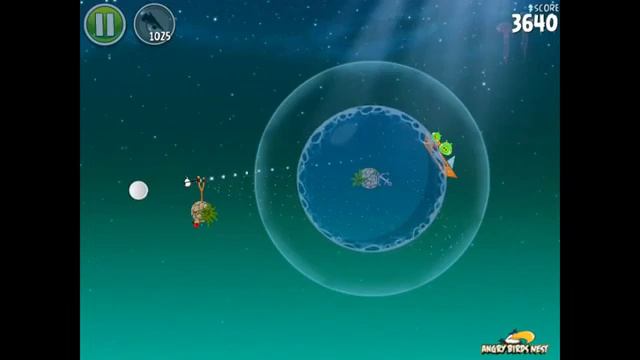 Angry Birds Space First Look at Power ups Flock of Birds, Space Eggs, Pig Puffers смотреть онлайн
