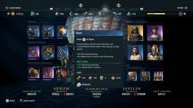 Assassin's Creed Odyssey - Adrestia Pegasus Rare Ship Design Appearance PS4 Pro Gameplay (2018) смотреть онлайн
