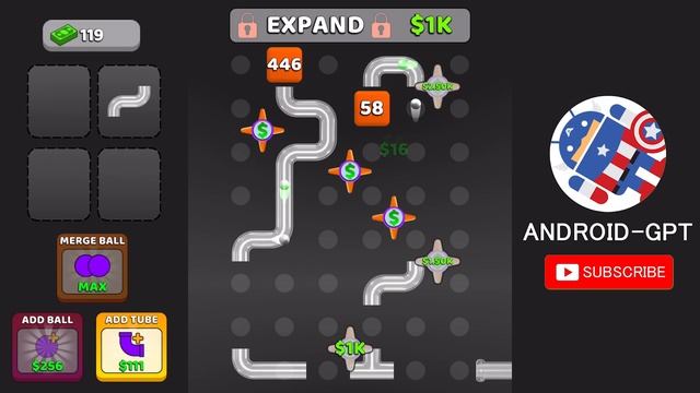 Satisfying Idle Game - TUBES 'N BALLS смотреть онлайн