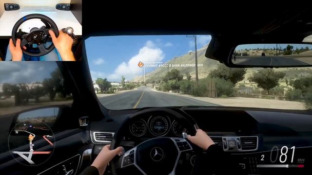 Forza Horizon 5 | MERCEDES-BENZ E 63 AMG | руль Thrustmaster T300RS смотреть онлайн