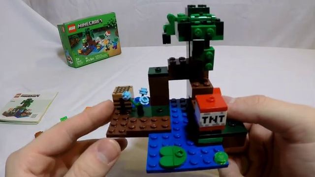 Lego Minecraft 21240 The Swamp Adventure Review смотреть онлайн