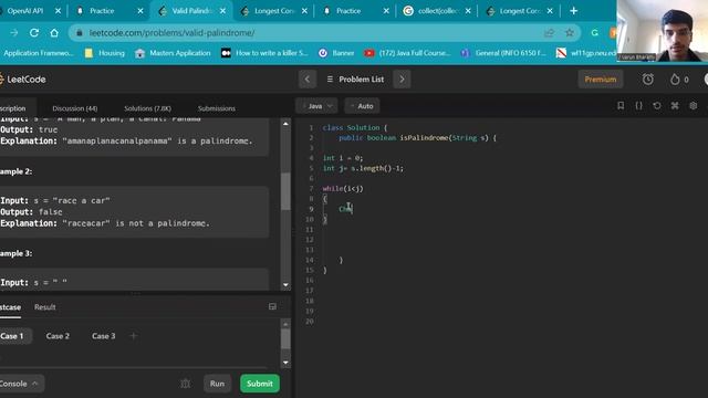 LeetCode - valid Palindrome - JAVA - Solution смотреть онлайн