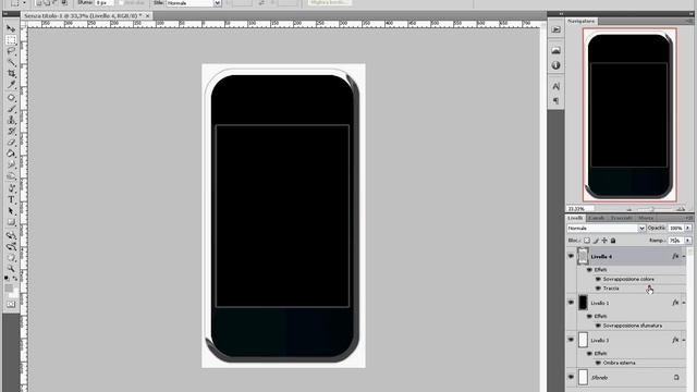How to create an Iphone - Photoshop CS4 Tutorial смотреть онлайн