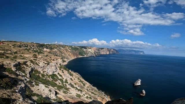 Мыс Фиолент. Обзорная площадка смотреть онлайн