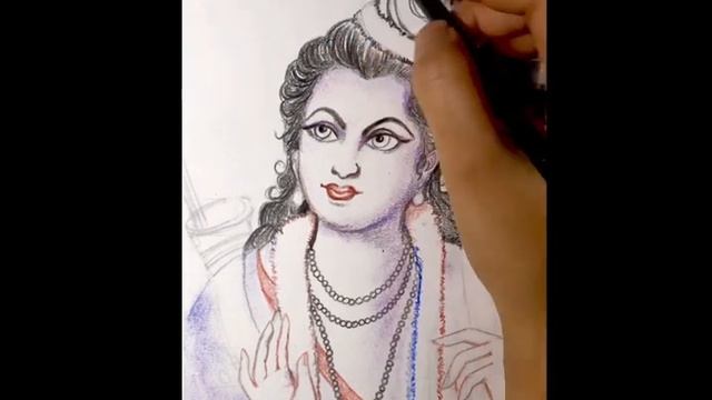 Ram raksha stotra enchanting mantra with easy drawing of lord Ram श्री रामरक्षा स्तोत्र पठण सचित्र смотреть онлайн