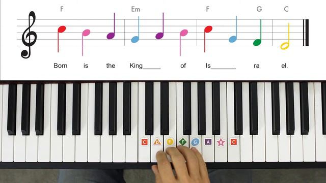 The First Noel Easy Piano Notes with Cool Left Hand Pattern смотреть онлайн