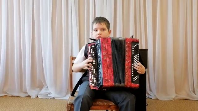 харисов арсений МКОУДО "Катав-Ивановская ДШИ" Р.н.п. "Калинка", Д.Самойлов Этюд смотреть онлайн