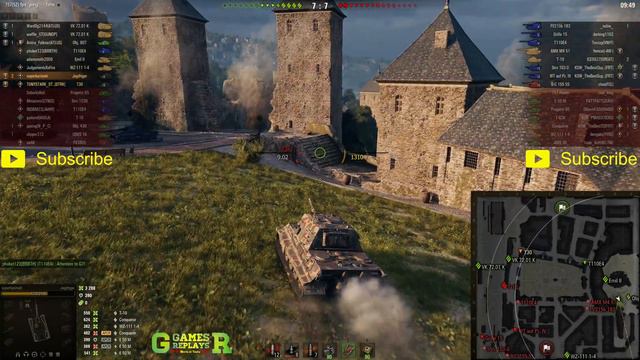 World of Tanks Jagdtiger Replay - 8 Kills 7.6K DMG(Patch 1.5.1) смотреть онлайн
