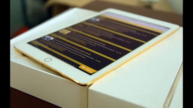 Apple iPad Air 2 Gold 24K Edition смотреть онлайн