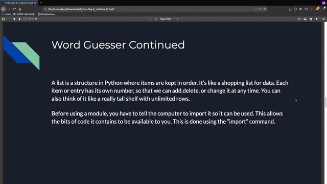 Python Adventures Unit 4: Review смотреть онлайн