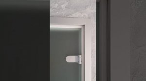 Стеклянные двери в ванной комнате и туалете. Видео нашего клиента.