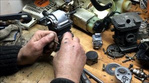 Коротко об уникальной для любой бензопилы причине поломки на примере MS-180 Stihl»...