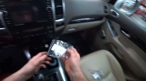 LC Прадо 120. Замена лампы в кнопки подогрева пассажирского сиденья.