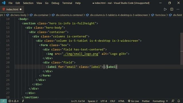 [#87] Création d'une page de connexion avec Bulma | HTML5/CSS3 & ses frameworks pour les débutants смотреть онлайн