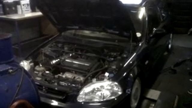 Honda Civic Vtec Dyno run (chip and exhaust) смотреть онлайн