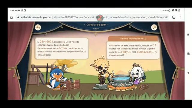 Genshin Impact Evento Festival de la Luna parte 2 👀 👍 смотреть онлайн