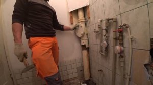 Ремонт ванной комнаты и санузла в хрущёвке за 12 минут