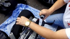 Удаление скрипа сидения MITSUBISHI OUTLANDER 3