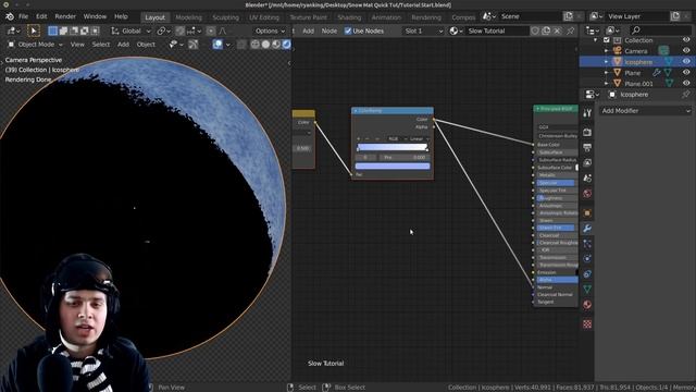 How to Make Procedural Snow in Blender ❄️ (Tutorial) смотреть онлайн