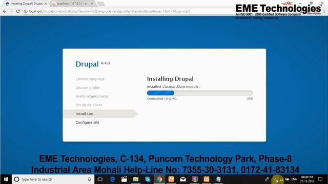 Drupal 8 Tutorial #1 | Drupal installation on Windows | EME Technologies смотреть онлайн