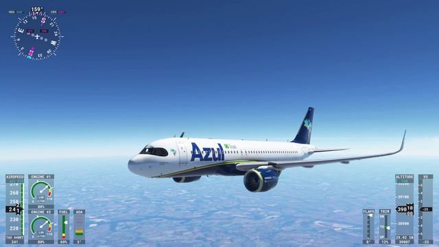 Microsoft Flight Simulator 2020 | SBCG Кампу-Гранди- SBGL Рио-де-Жанейро| FBW 0.8.2 Development смотреть онлайн