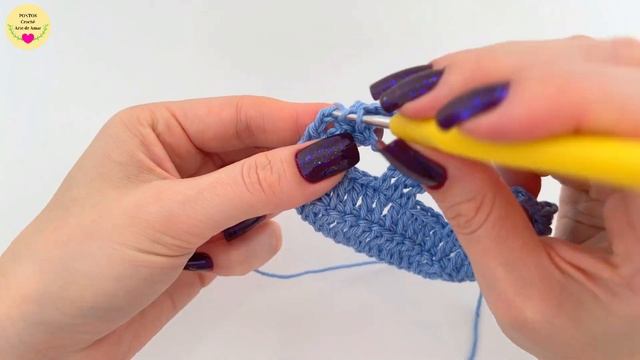 PONTO DE CROCHÊ FÁCIL PARA INICIANTES смотреть онлайн