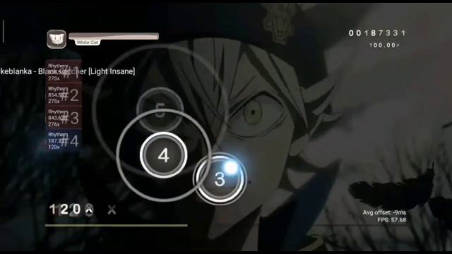 osu!droid/*3.12 Black Clover op - Black catcher 100.00% FC!! смотреть онлайн