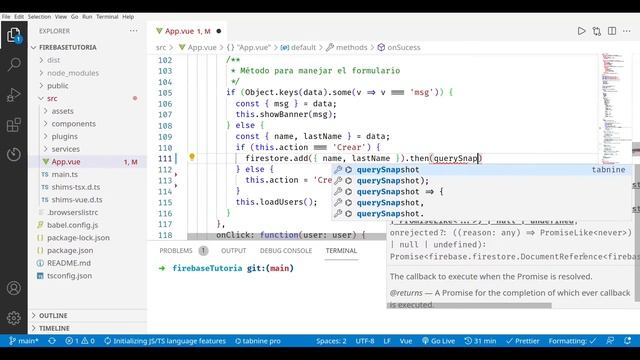 CRUD con Vue y Firestore смотреть онлайн