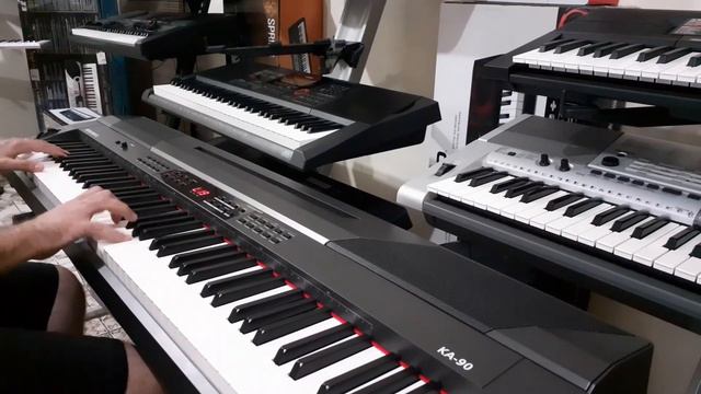 Piano Digital Kurzweil KA 90 uma opção para você sair da mesmice смотреть онлайн